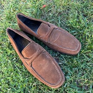 Tod’s suede loafers